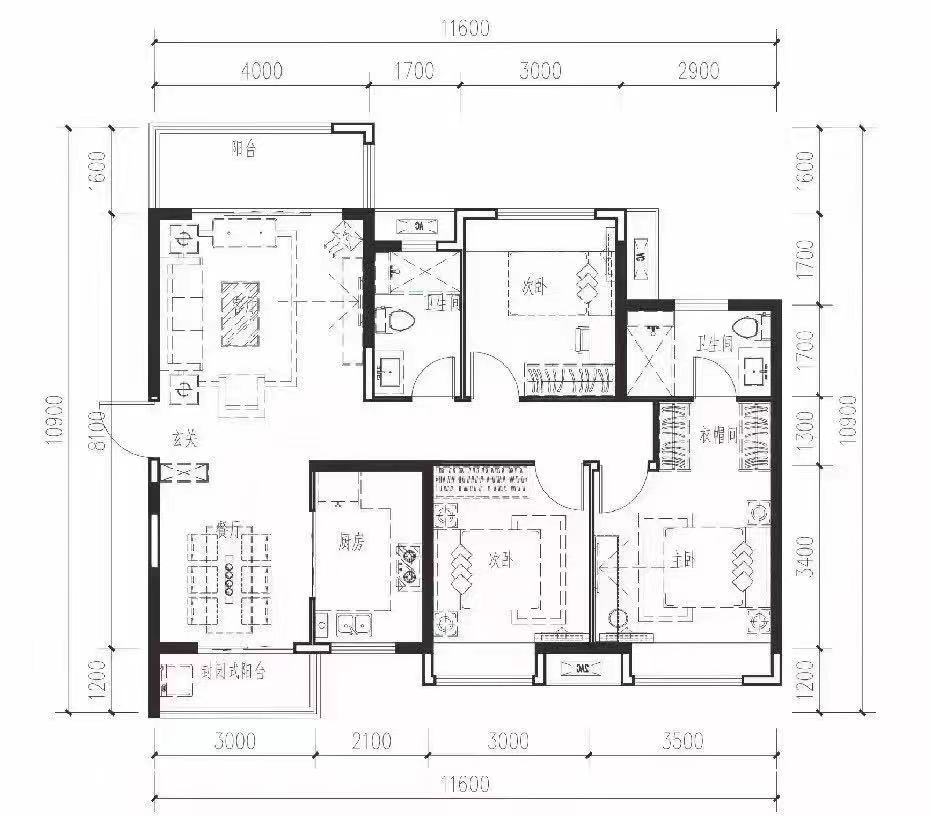 曼哈顿花园 4室2厅2卫 90.0万 曼哈顿花园 4室2厅2卫 90.0万室内图