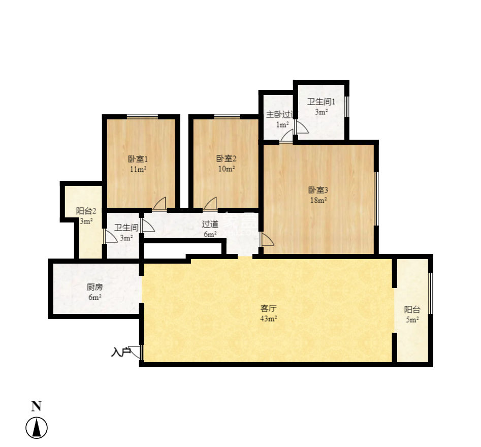 北辰三角洲C2区   478.0㎡      45000.0元/月小区图