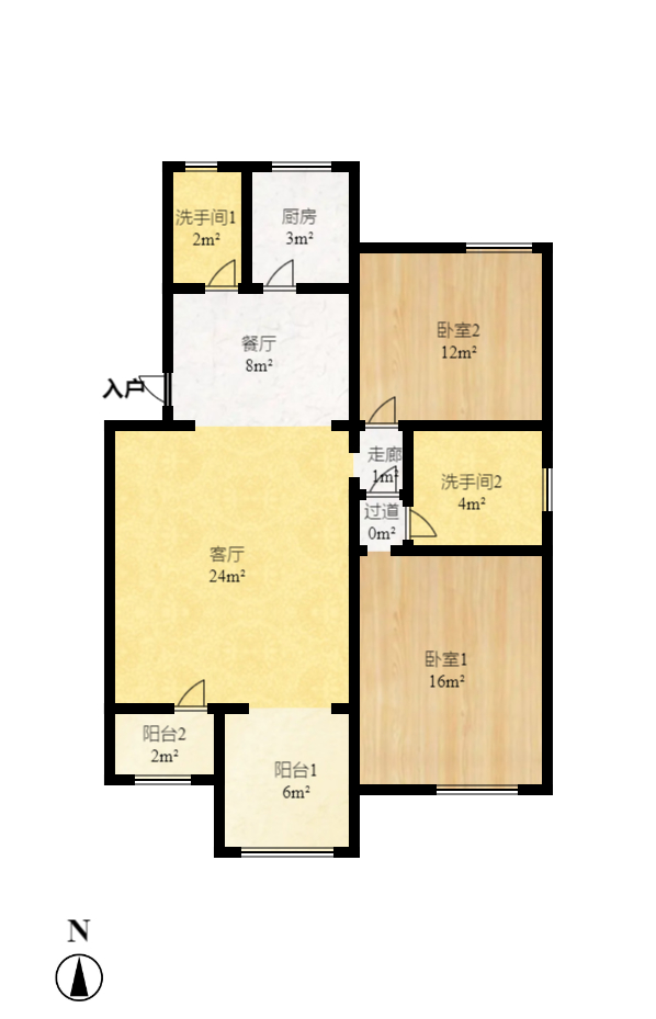 山水庭院  3室2厅1卫    2400.0元/月 山水庭院  3室2厅1卫    2400.0元/月户型图