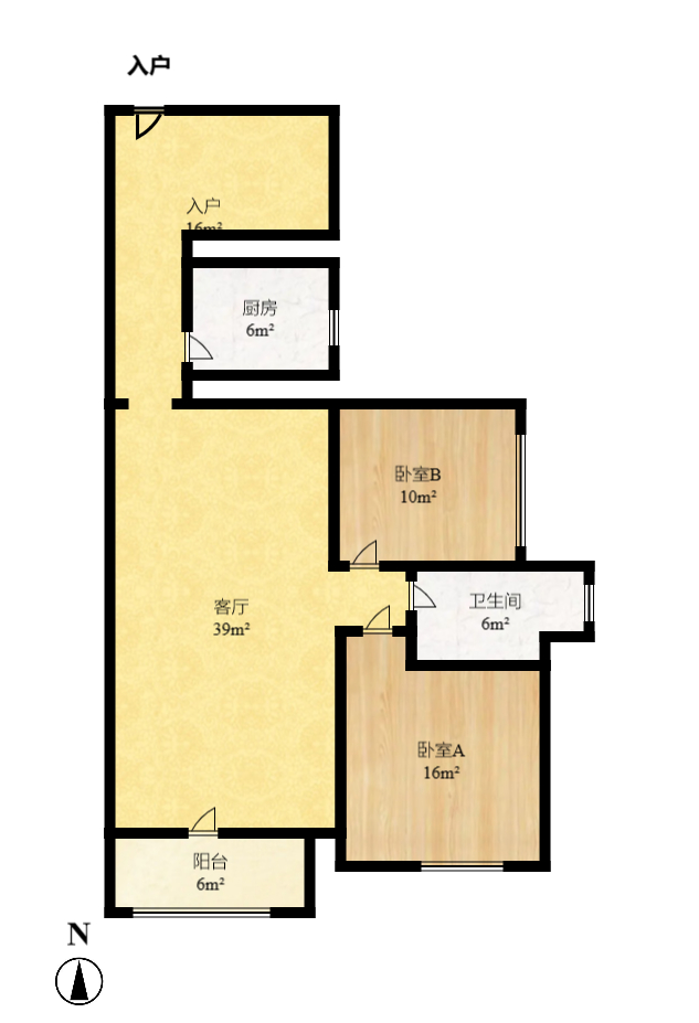 通用时代国际社区  2室2厅1卫    2200.0元/月 通用时代国际社区  2室2厅1卫    2200.0元/月户型图
