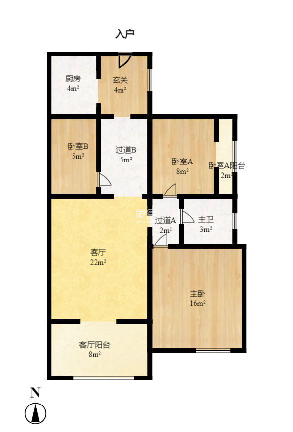 北京御园一二期（国泰嘉园）   98.0㎡     6000.00元/月小区图