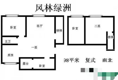 枫林绿洲  0室0厅0卫   60.00万