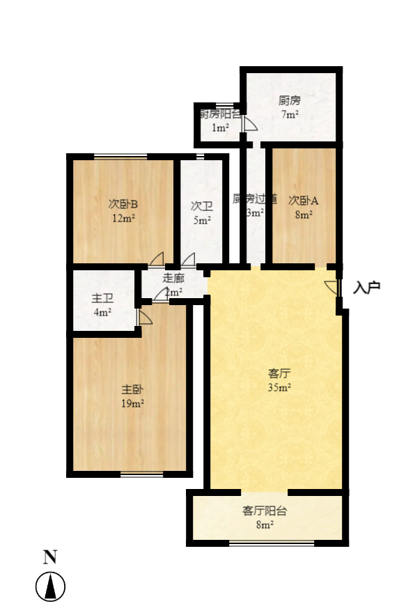 湘誠(chéng)嘉園  3室2廳1衛(wèi)    99.0萬室內(nèi)圖1