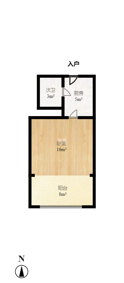 恒大御景湾  1室1厅1卫   40.00万
