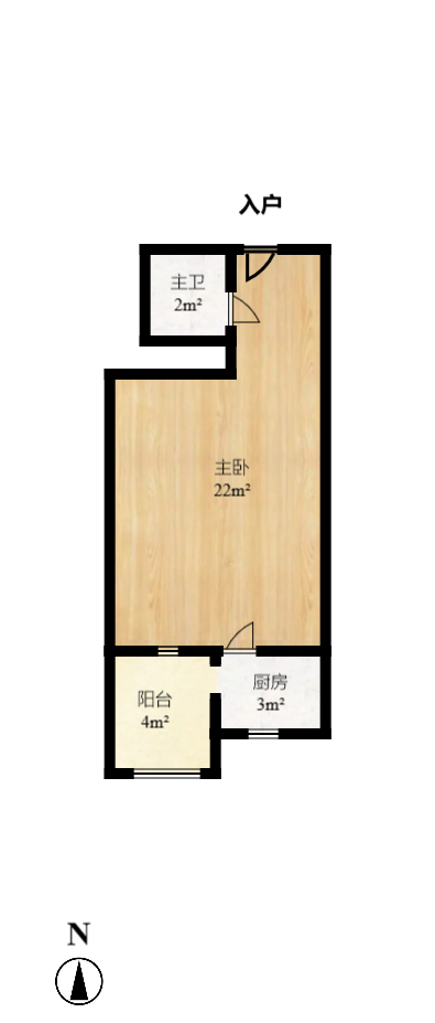上峰苑(兰亭玥岛) 1室0厅1卫 1600.0元/月 上峰苑(兰亭玥岛) 1室0厅1卫 1600.0元/月户型图