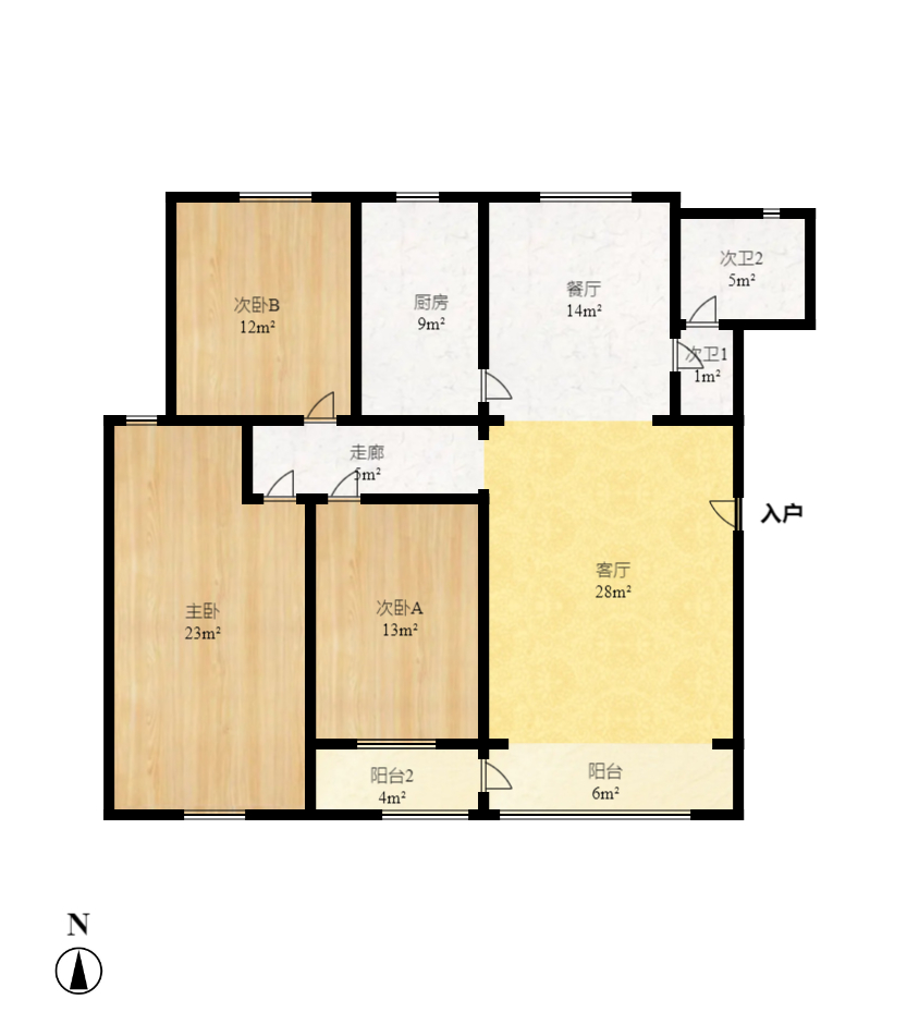银路家园(公路局单位房) 3室2厅2卫 2800.0元/月 银路家园(公路局单位房) 3室2厅2卫 2800.0元/月户型图