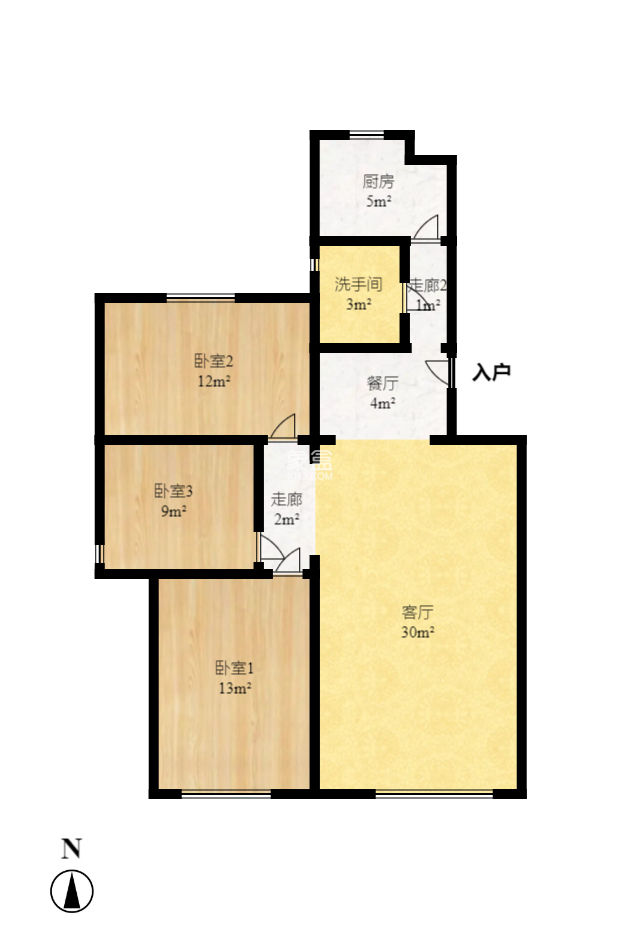 中建五局信和苑三区  3室2厅1卫   56.80万