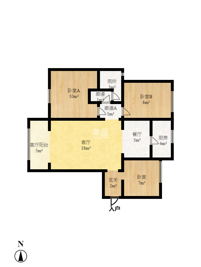 洋湖时代  3室2厅1卫    55.0万