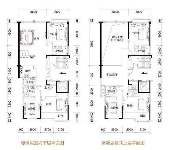 湘江公馆  6室2厅3卫   430.00万室内图1
