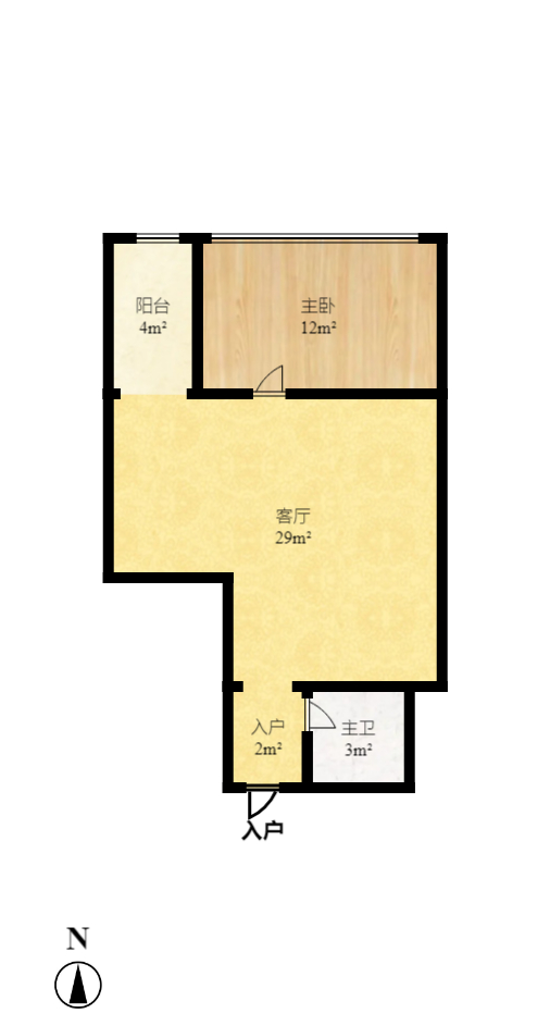东方芙蓉  2室2厅1卫    2500.0元/月室内图1