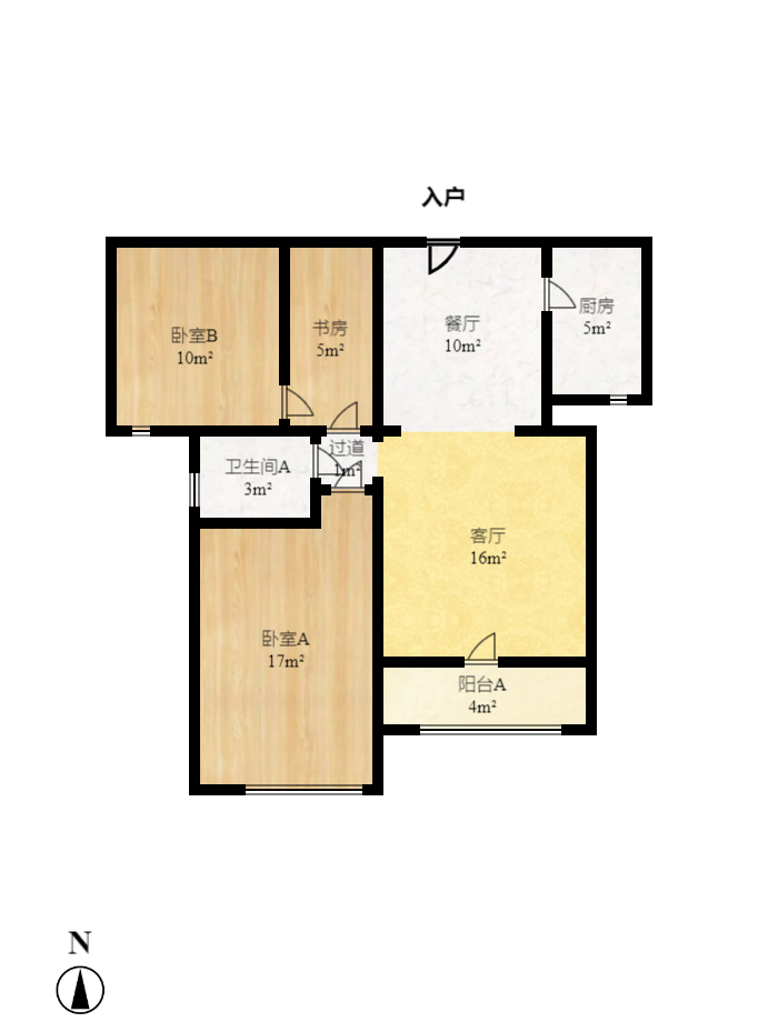 长城水郡 1室0厅0卫 1000.0元/月 长城水郡 1室0厅0卫 1000.0元/月户型图