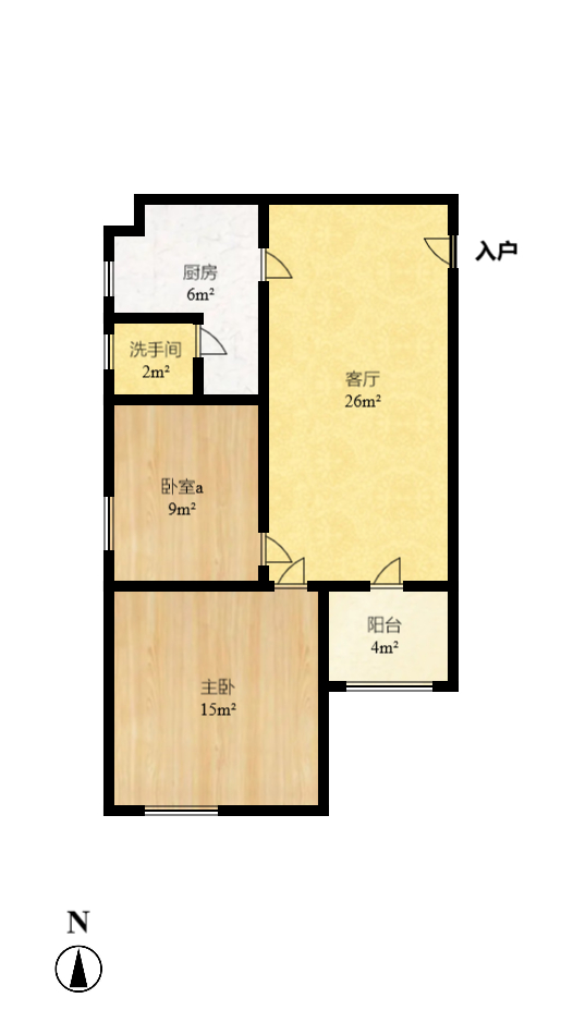 麓谷星辰  2室2厅1卫    2200.0元/月 麓谷星辰  2室2厅1卫    2200.0元/月户型图
