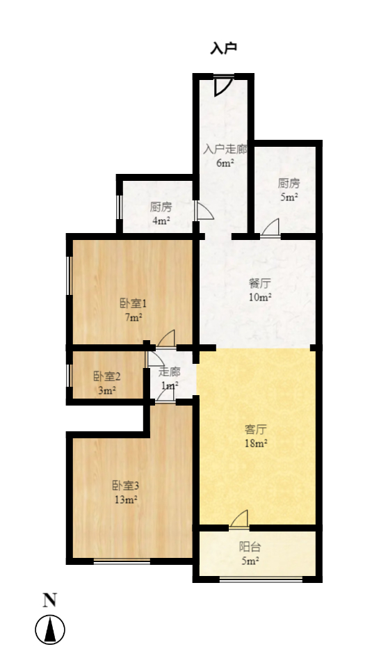 万象美域 4室2厅1卫 2800.0元/月 万象美域 4室2厅1卫 2800.0元/月户型图