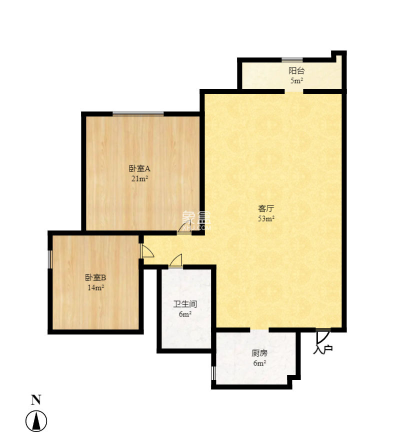 钱隆樽品(一、二、三期)  2室2厅1卫   90.00万