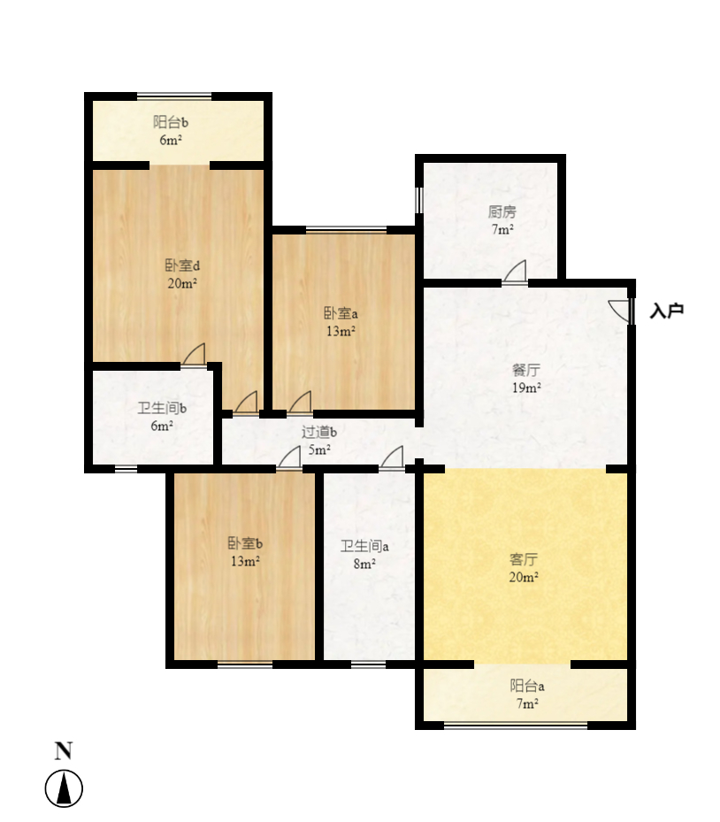 南湖雅苑 3室2厅1卫 1000.0元/月 南湖雅苑 3室2厅1卫 1000.0元/月户型图