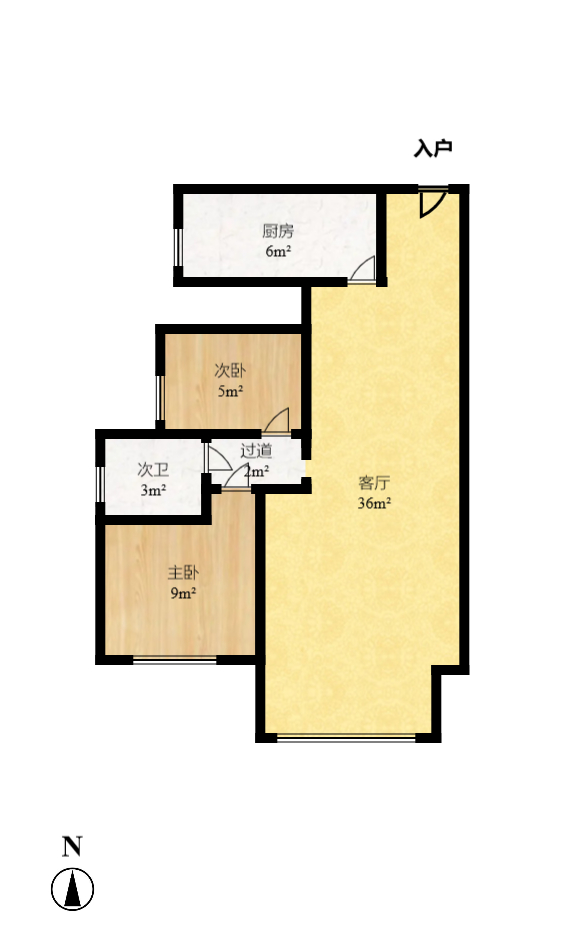 谷山乐园二期  2室2厅1卫    1600.0元/月 谷山乐园二期  2室2厅1卫    1600.0元/月户型图