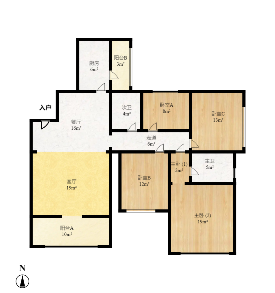 恒大绿洲  4室2厅1卫    4500.0元/月 恒大绿洲  4室2厅1卫    4500.0元/月户型图