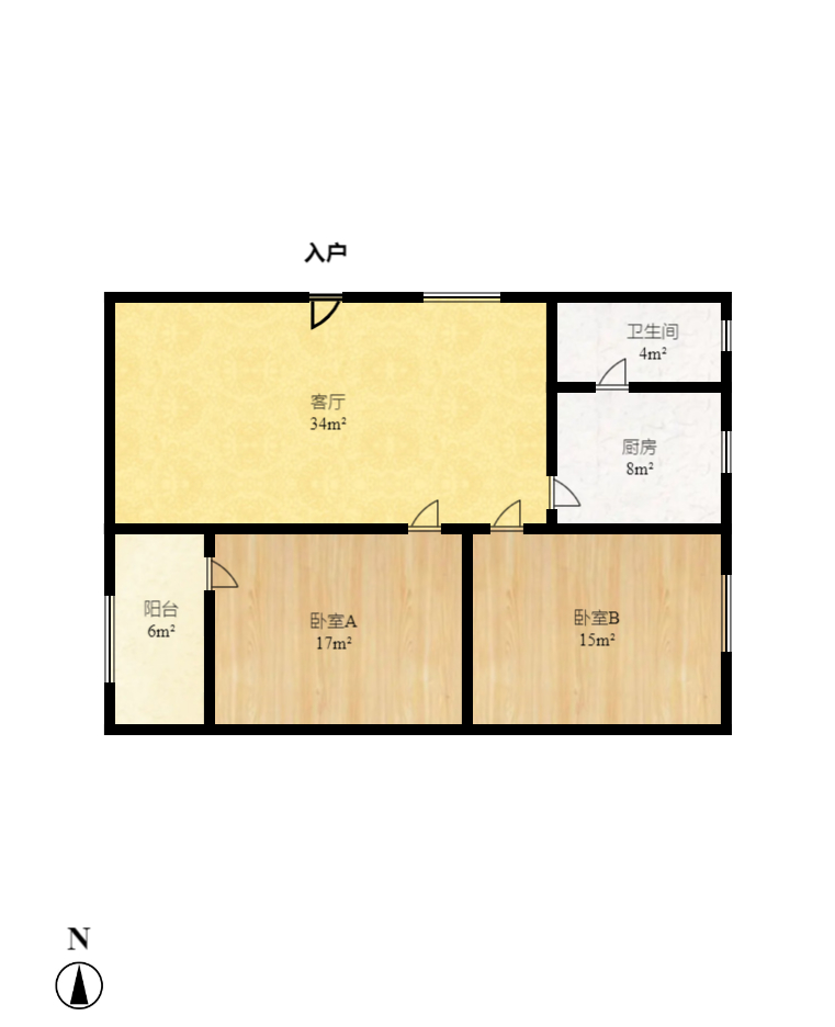 广厦新村  2室1厅1卫    1000.0元/月 广厦新村  2室1厅1卫    1000.0元/月户型图
