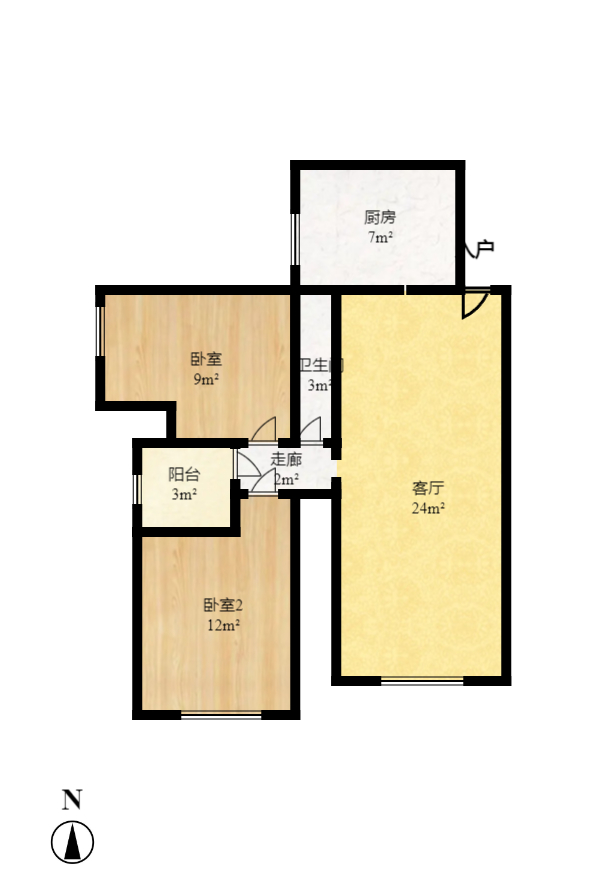 水岸世景  3室2厅1卫    1700.0元/月 水岸世景  3室2厅1卫    1700.0元/月户型图