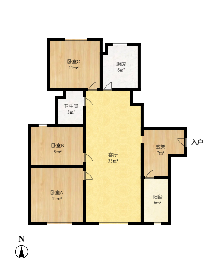 兰亭峰景 2室0厅0卫 2200.0元/月 兰亭峰景 2室0厅0卫 2200.0元/月户型图