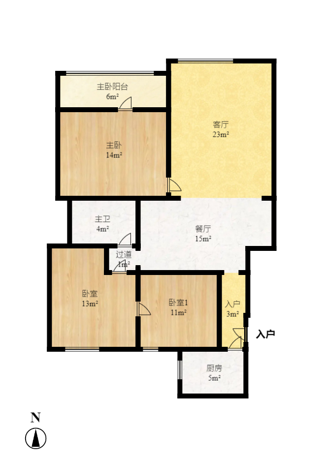 新富城 2室2厅1卫 3500.0元/月 新富城 2室2厅1卫 3500.0元/月户型图