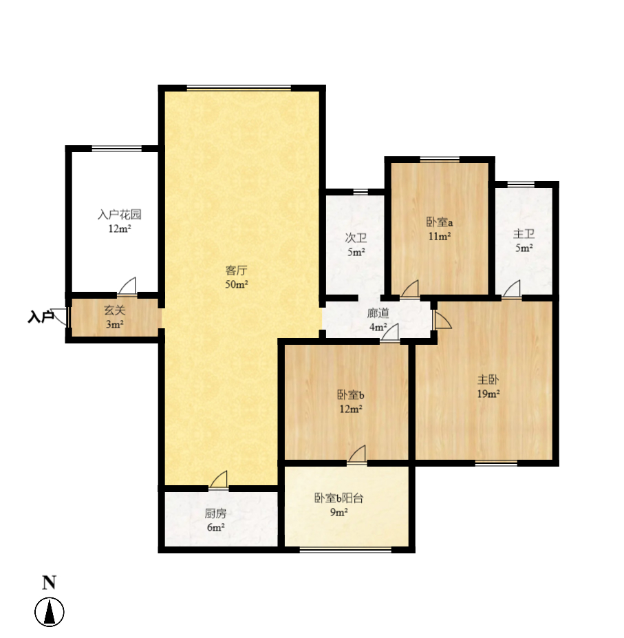 麓谷明珠  4室2厅1卫    3200.0元/月 麓谷明珠  4室2厅1卫    3200.0元/月户型图