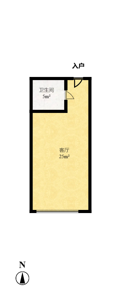 建发汇金国际  1室1厅1卫    1500.0元/月 建发汇金国际  1室1厅1卫    1500.0元/月户型图