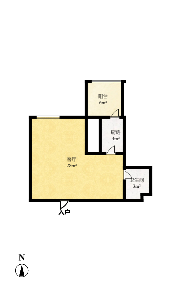 欧园  3室2厅2卫    3400.0元/月室内图1