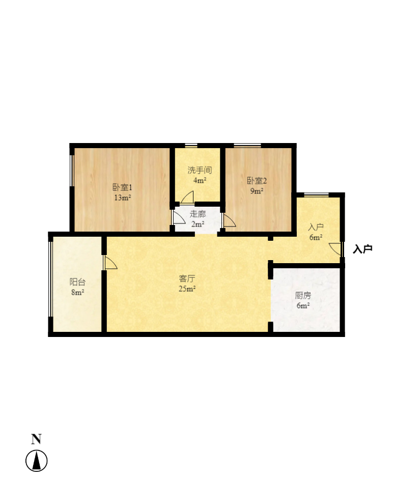 融科檀香山(融科紫檀、香山国际)  2室2厅1卫    92.0万 融科檀香山(融科紫檀、香山国际)  2室2厅1卫    92.0万户型图