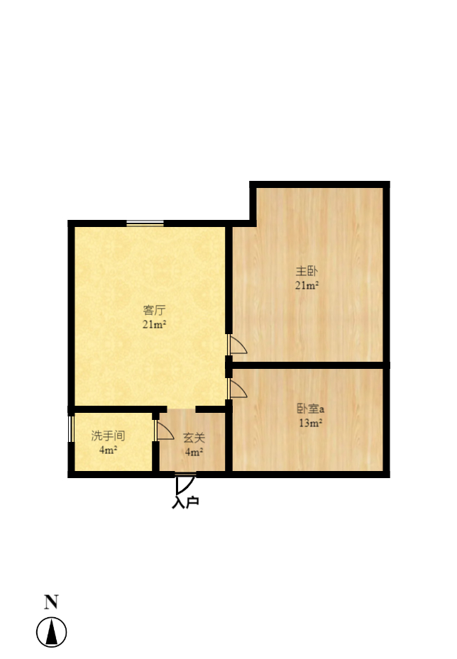金茂梅溪湖 1室1厅1卫 2200.0元/月 金茂梅溪湖 1室1厅1卫 2200.0元/月户型图