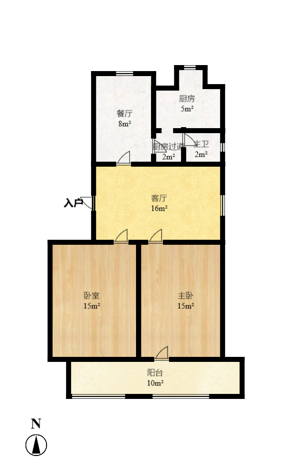 赐闲湖(机关事务管理单位房) 2室1厅1卫 2000.0元/月 赐闲湖(机关事务管理单位房) 2室1厅1卫 2000.0元/月户型图