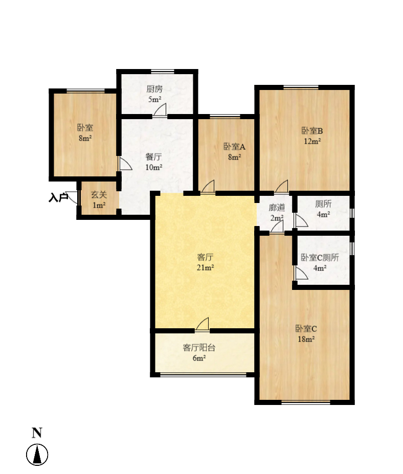 江山帝景哈佛  3室2厅1卫    2000.0元/月 江山帝景哈佛  3室2厅1卫    2000.0元/月户型图