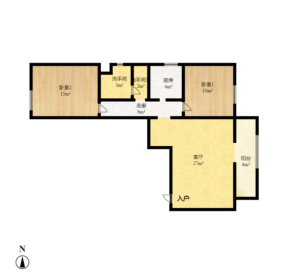 旭日东升 1室0厅0卫 1800.0元/月 旭日东升 1室0厅0卫 1800.0元/月户型图