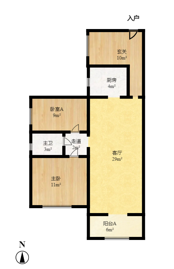 华悦城  3室2厅1卫    2300.0元/月 华悦城  3室2厅1卫    2300.0元/月户型图