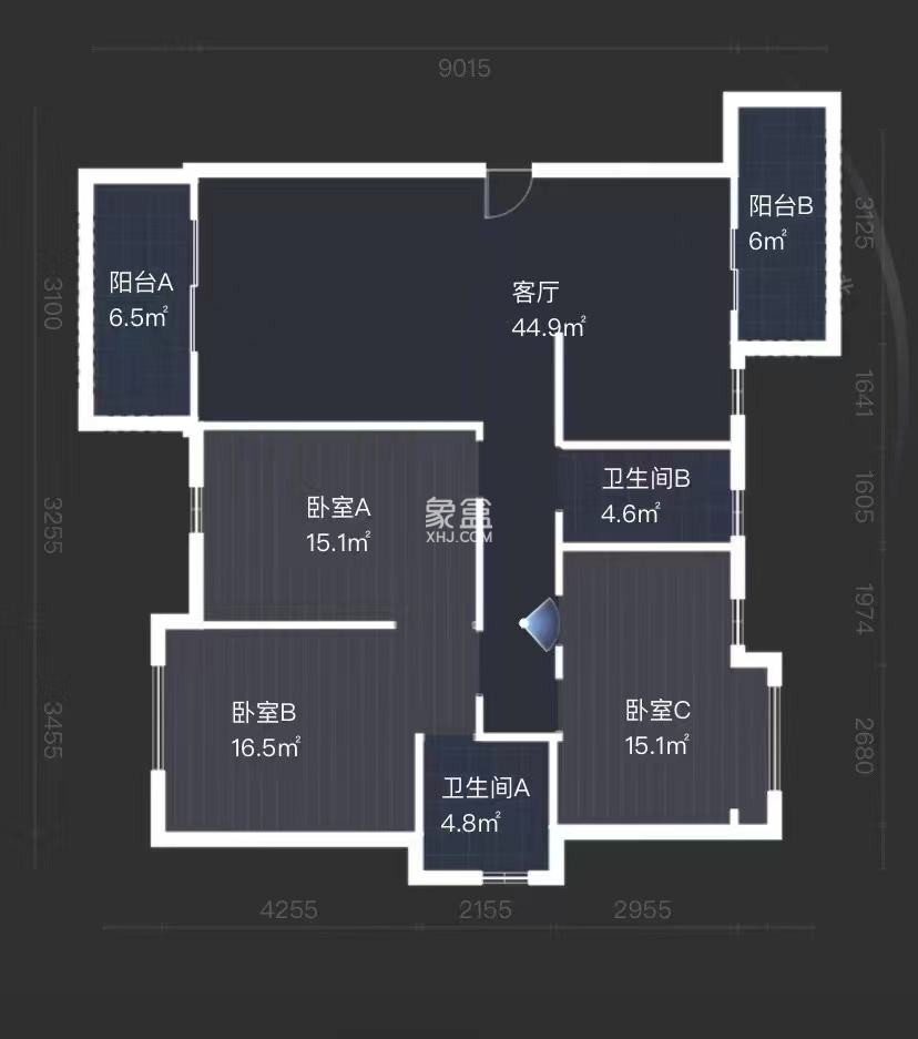 逸都花园  4室2厅2卫   56.00万