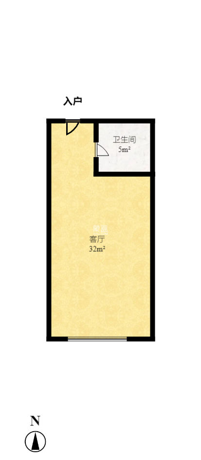 建发汇金国际   33.94㎡      1200.0元/月小区图