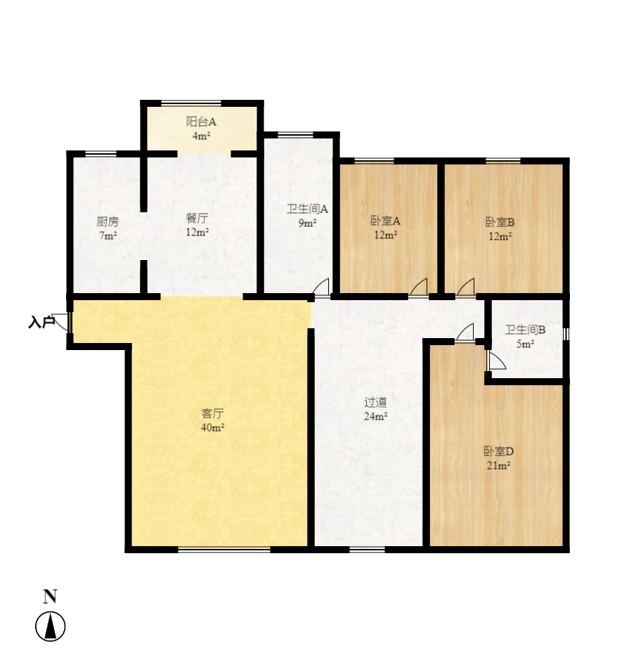 嘉盛华庭(一期、二期、三期) 3室2厅2卫 3200.0元/月 嘉盛华庭(一期、二期、三期) 3室2厅2卫 3200.0元/月户型图