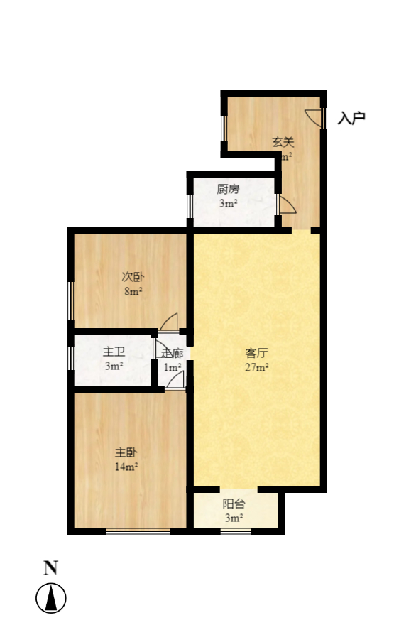 华润凤凰城二期 2室2厅1卫 1900.0元/月 华润凤凰城二期 2室2厅1卫 1900.0元/月户型图
