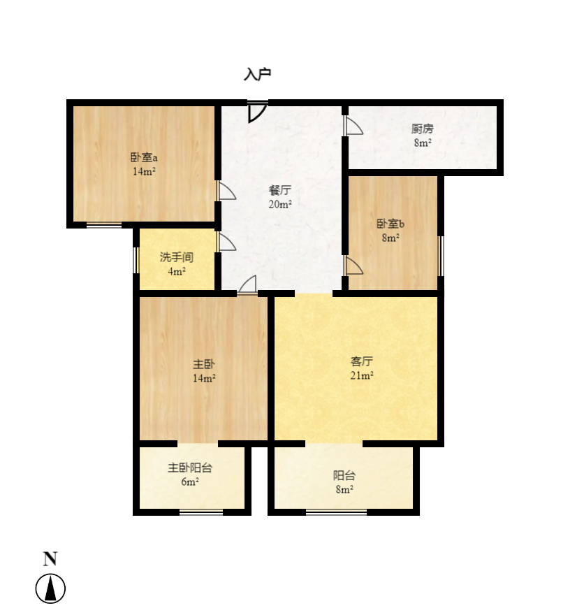 长房梅溪香山 3室2厅1卫 3500.0元/月 长房梅溪香山 3室2厅1卫 3500.0元/月户型图