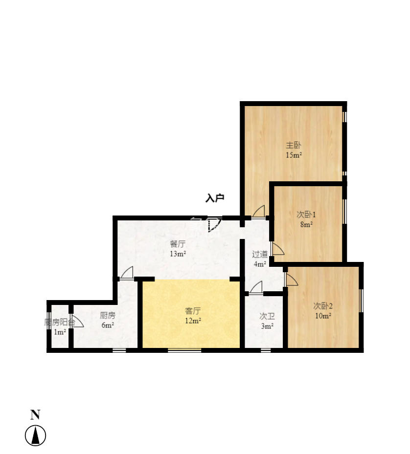 协信星澜汇  3室2厅1卫    2600.0元/月 协信星澜汇  3室2厅1卫    2600.0元/月户型图