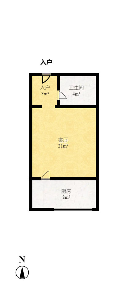 海德公园   60.0㎡     2500.00元/月小区图