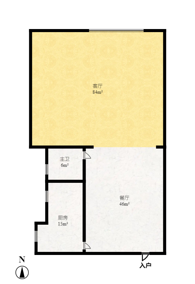 和悦城(蟠龙景苑)  1室1厅1卫   3500.00元/月室内图1