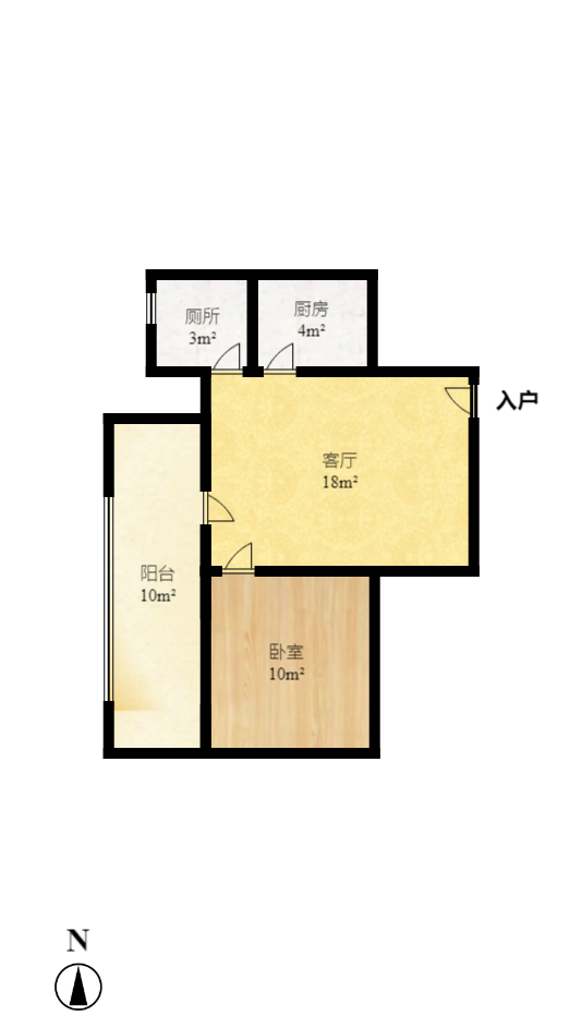 华韵城市海岸(城市水岸苑) 1室2厅1卫 2400.0元/月 华韵城市海岸(城市水岸苑) 1室2厅1卫 2400.0元/月户型图
