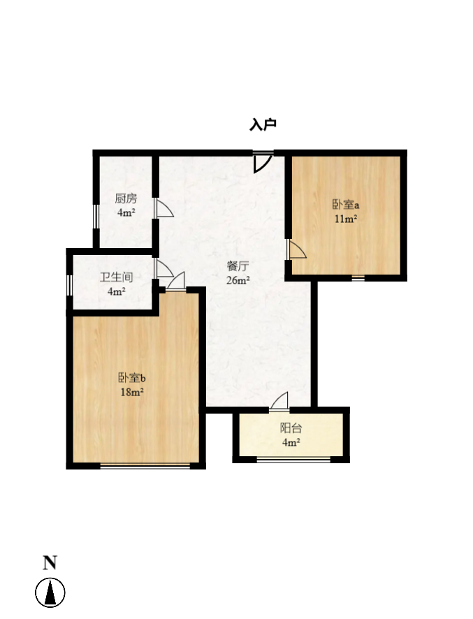 山水印象(愿景想山) 2室2厅1卫 1100.0元/月 山水印象(愿景想山) 2室2厅1卫 1100.0元/月户型图