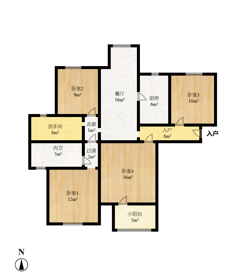 金地格林公館  3室2廳2衛(wèi)   3800.00元/月室內(nèi)圖1