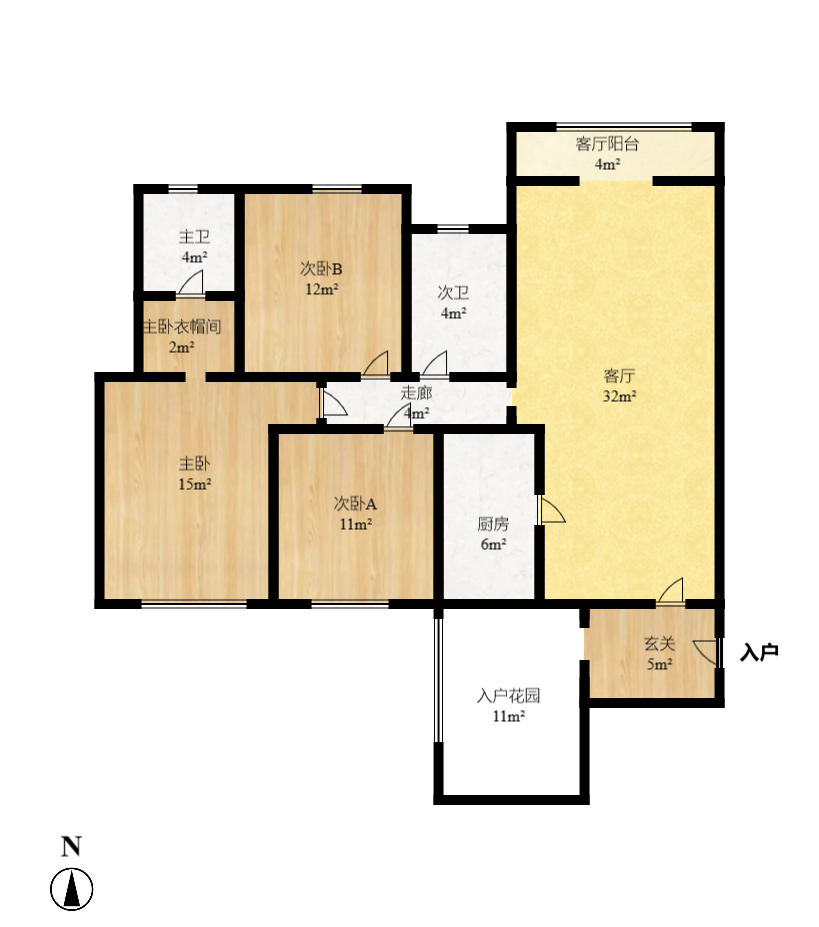 长盛岚庭  1室2厅1卫    2300.0元/月 长盛岚庭  1室2厅1卫    2300.0元/月户型图