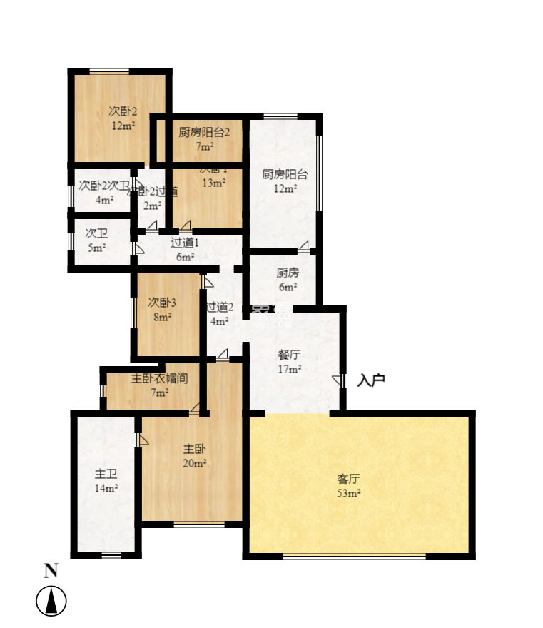保利天禧C区   262.0㎡     48000.00元/月小区图
