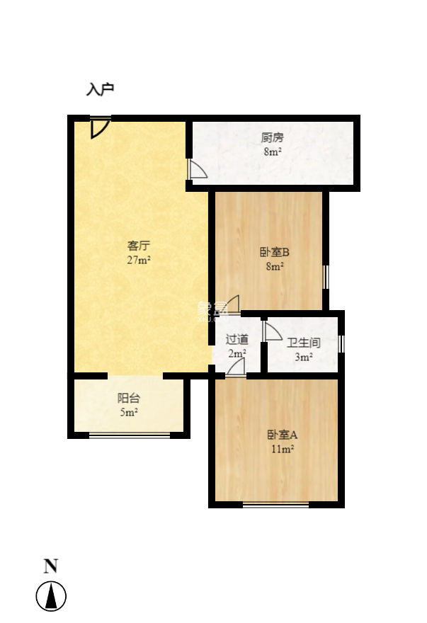 金土地第一湾  2室2厅1卫   100.00万