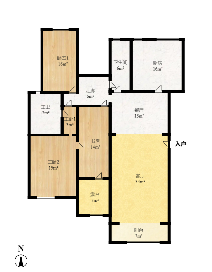 海伦春天  5室2厅2卫    1800.0元/月 海伦春天  5室2厅2卫    1800.0元/月户型图
