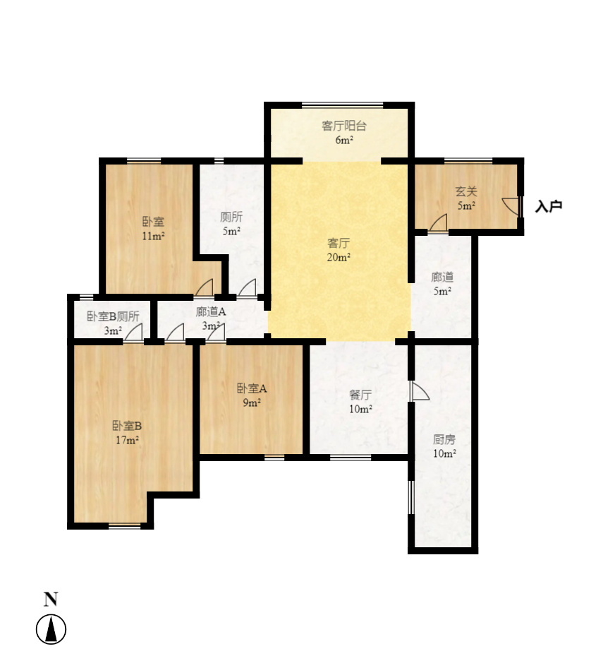 江山帝景哈佛  3室2厅2卫    2300.0元/月 江山帝景哈佛  3室2厅2卫    2300.0元/月户型图